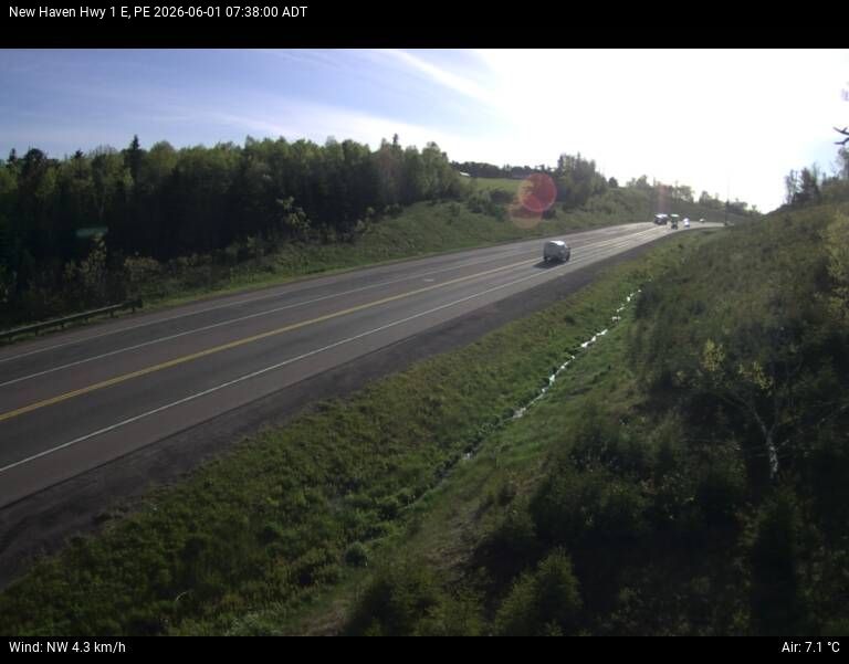 Web Cam image of New Haven (Highway 1)