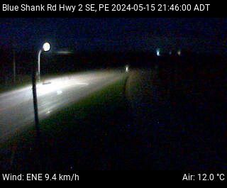 Web Cam image of Blue Shank Road (Highway 2)