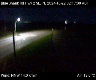 Web Cam image of Blue Shank Road (Highway 2)