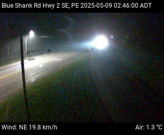 Web Cam image of Blue Shank Road (Highway 2)