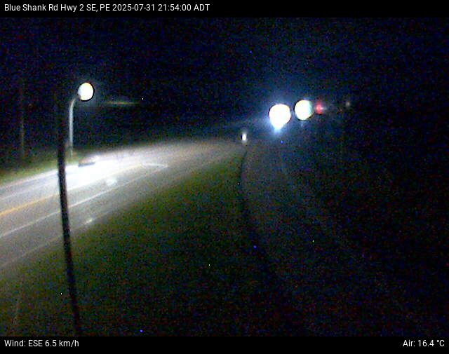 Web Cam image of Blue Shank Road (Highway 2)