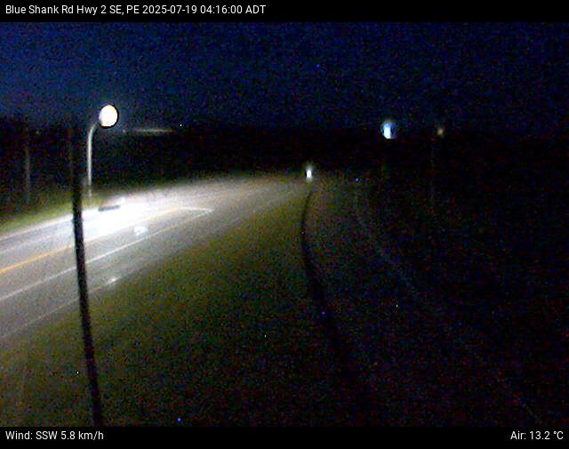 Web Cam image of Blue Shank Road (Highway 2)