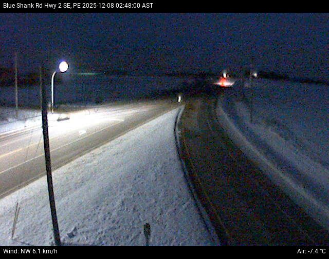 Web Cam image of Blue Shank Road (Highway 2)