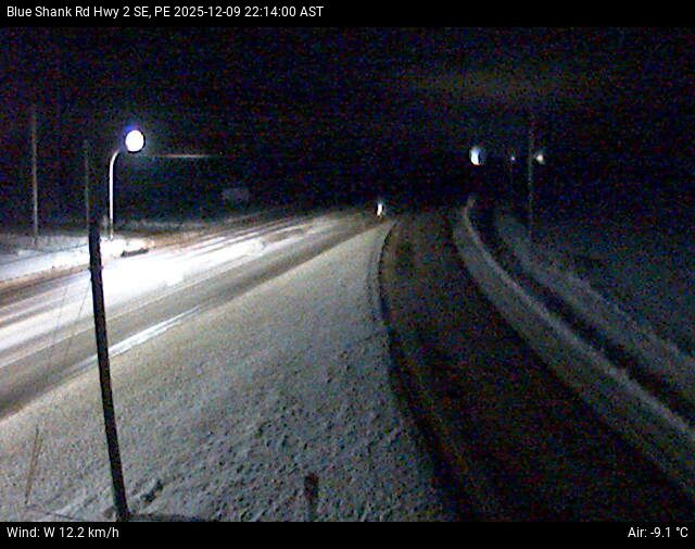 Web Cam image of Blue Shank Road (Highway 2)