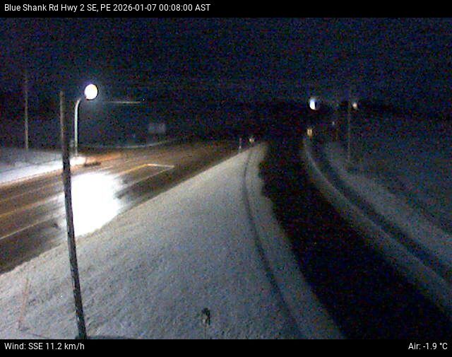 Web Cam image of Blue Shank Road (Highway 2)