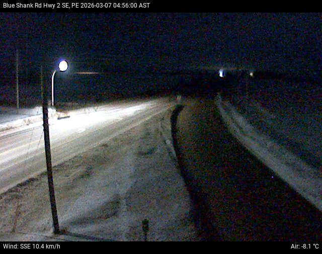 Web Cam image of Blue Shank Road (Highway 2)