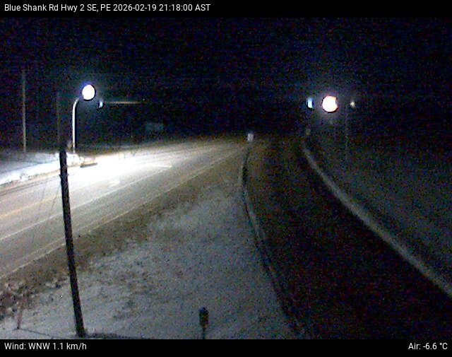 Web Cam image of Blue Shank Road (Highway 2)