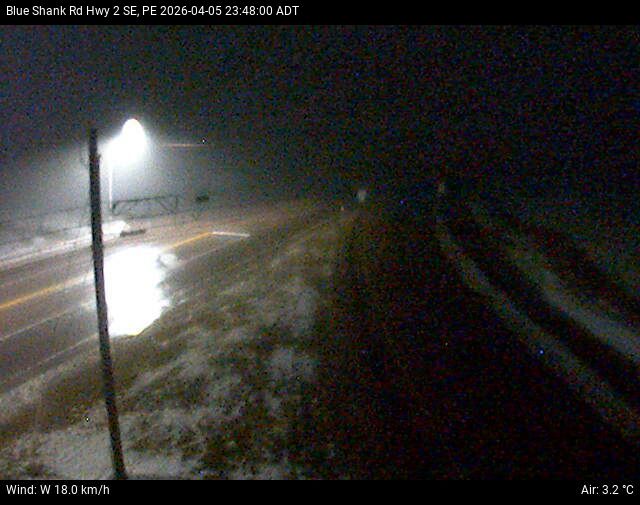 Web Cam image of Blue Shank Road (Highway 2)