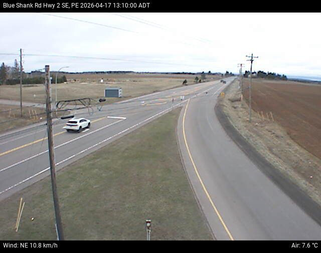 Web Cam image of Blue Shank Road (Highway 2)