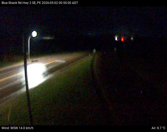 Web Cam image of Blue Shank Road (Highway 2)