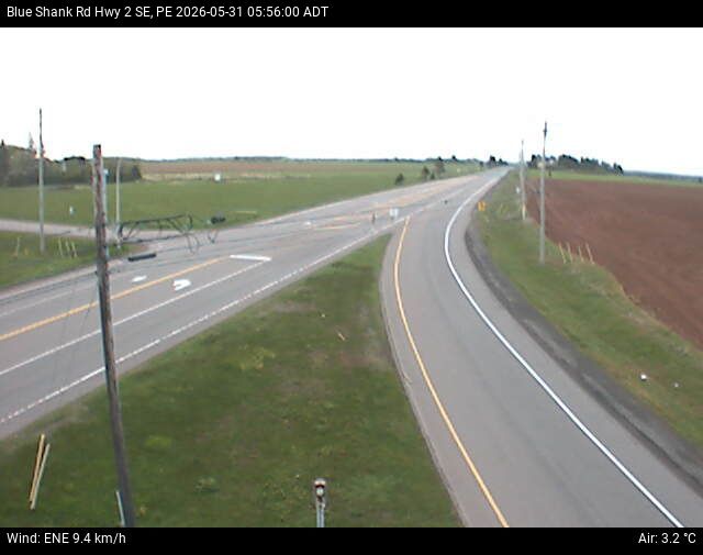 Web Cam image of Blue Shank Road (Highway 2)