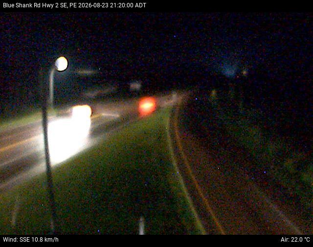 Web Cam image of Blue Shank Road (Highway 2)