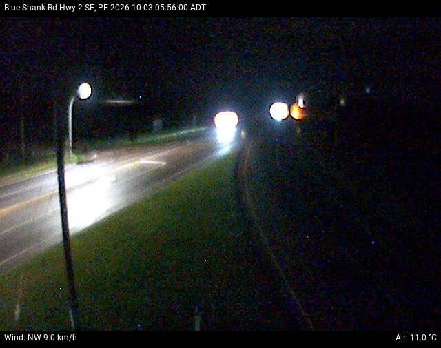 Web Cam image of Blue Shank Road (Highway 2)