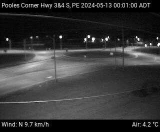 Web Cam image of Pooles Corner (Highway 3 & 4)