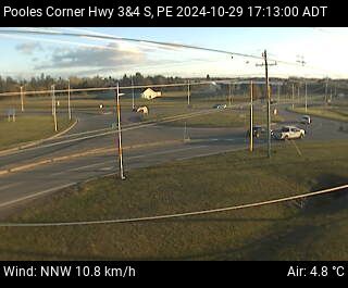 Web Cam image of Pooles Corner (Highway 3 & 4)