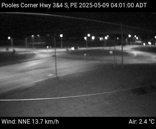 Web Cam image of Pooles Corner (Highway 3 & 4)