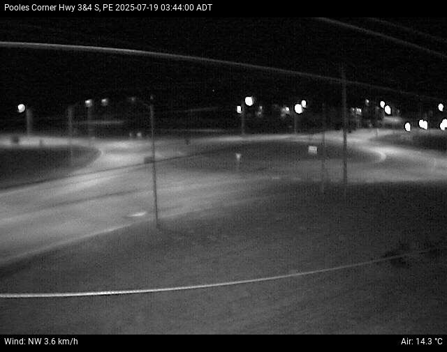 Web Cam image of Pooles Corner (Highway 3 & 4)