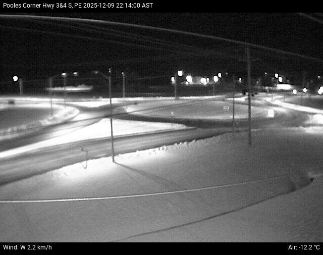 Web Cam image of Pooles Corner (Highway 3 & 4)