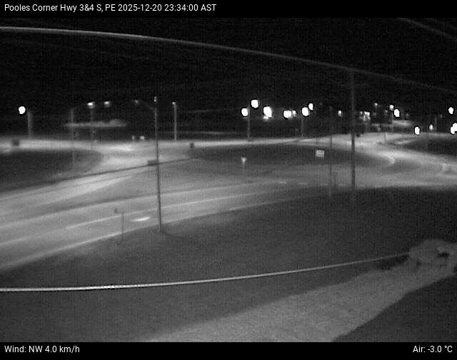Web Cam image of Pooles Corner (Highway 3 & 4)