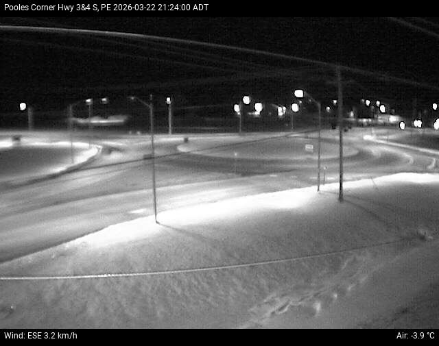 Web Cam image of Pooles Corner (Highway 3 & 4)
