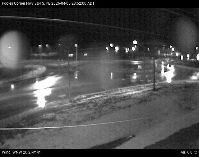Web Cam image of Pooles Corner (Highway 3 & 4)