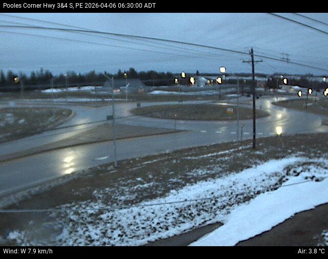 Web Cam image of Pooles Corner (Highway 3 & 4)