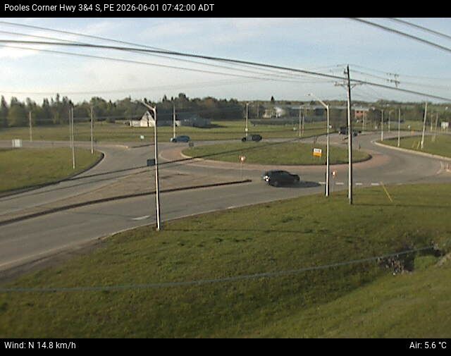 Web Cam image of Pooles Corner (Highway 3 & 4)
