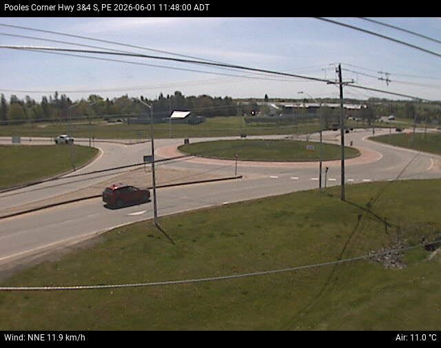 Web Cam image of Pooles Corner (Highway 3 & 4)