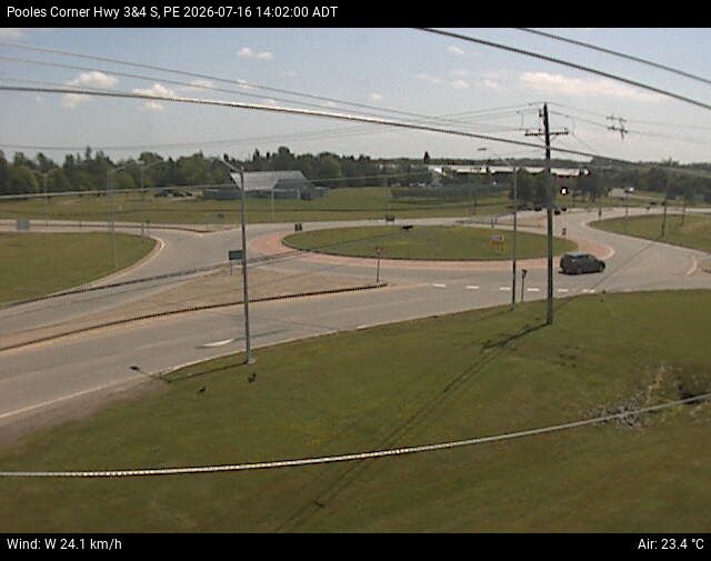 Web Cam image of Pooles Corner (Highway 3 & 4)
