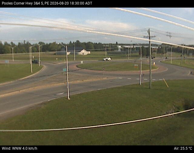 Web Cam image of Pooles Corner (Highway 3 & 4)