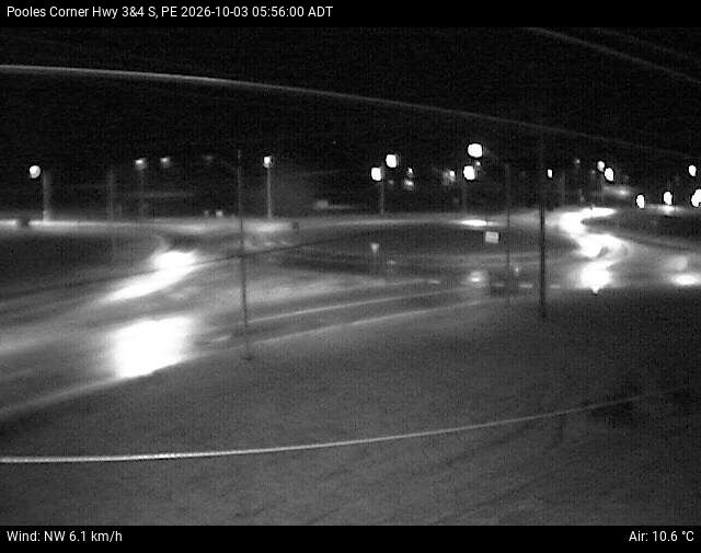 Web Cam image of Pooles Corner (Highway 3 & 4)