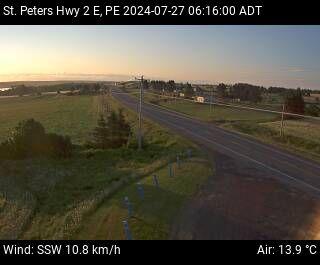 Web Cam image of St. Peters (Highway 2)