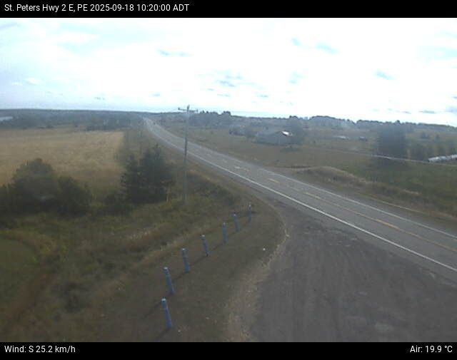 Web Cam image of St. Peters (Highway 2)