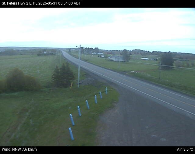 Web Cam image of St. Peters (Highway 2)