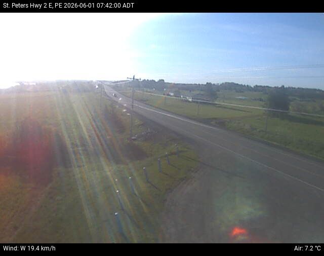 Web Cam image of St. Peters (Highway 2)