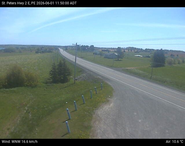 Web Cam image of St. Peters (Highway 2)