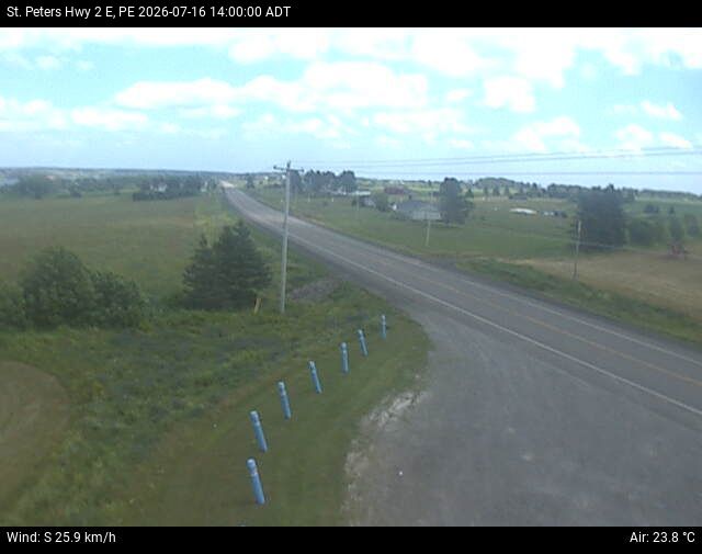 Web Cam image of St. Peters (Highway 2)
