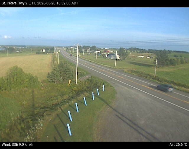 Web Cam image of St. Peters (Highway 2)