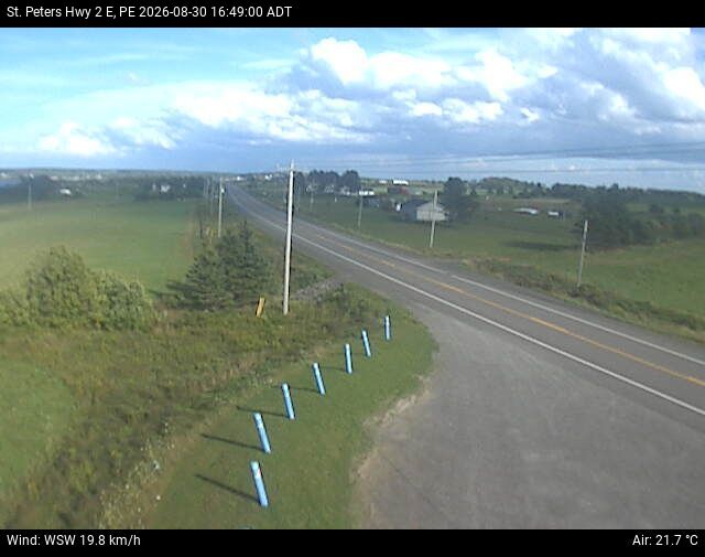 Web Cam image of St. Peters (Highway 2)
